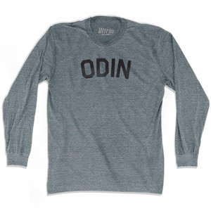 Odin Adult Tri-Blend Long Sleeve T-shirt - Athletic Grey