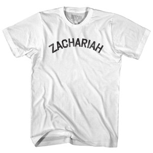 Zachariah Adult Cotton T-shirt - White