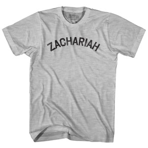 Zachariah Adult Cotton T-shirt - Grey Heather