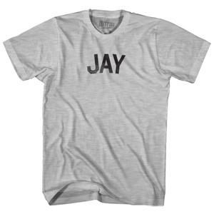 Jay Womens Cotton Junior Cut T-Shirt - Grey Heather