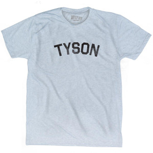 Tyson Adult Tri-Blend T-shirt - Athletic White