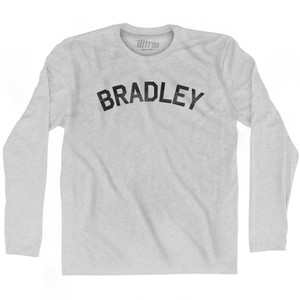 Bradley Adult Cotton Long Sleeve T-shirt-Grey Heather