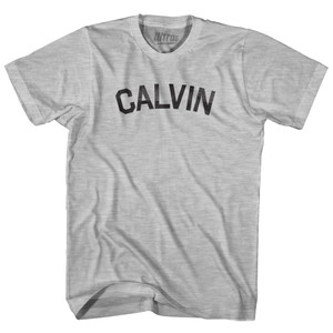 Calvin Womens Cotton Junior Cut T-Shirt-Grey Heather