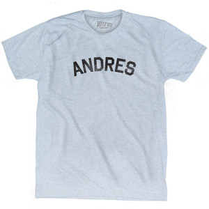 Andres Adult Tri-Blend T-shirt - Athletic White