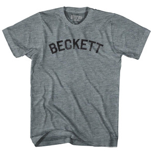 Beckett Womens Tri-Blend Junior Cut T-Shirt - Athletic Grey