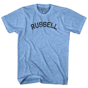 Russell Adult Tri-Blend T-shirt-Athletic Blue