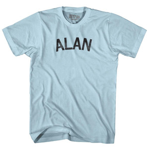 Alan Adult Cotton T-shirt-Light Blue
