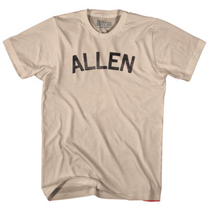 Allen Adult Cotton T-shirt-Creme