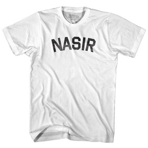 Nasir Adult Cotton T-shirt - White
