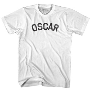 Oscar Adult Cotton T-shirt-White