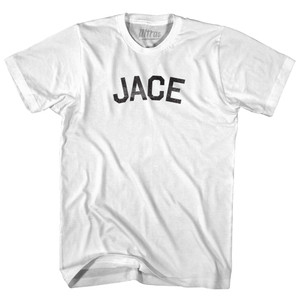 Jace Adult Cotton T-shirt - White