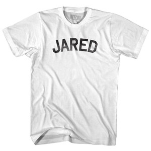 Jared Adult Cotton T-shirt-White