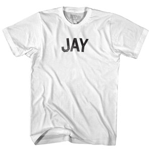 Jay Adult Cotton T-shirt - White
