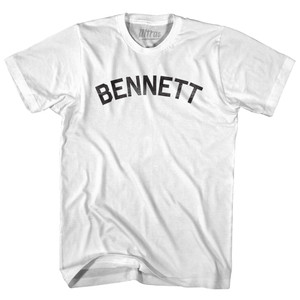 Bennett Adult Cotton T-shirt-White