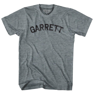 Garrett Adult Tri-Blend T-shirt-Athletic Grey
