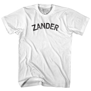 Zander Youth Cotton T-shirt - White