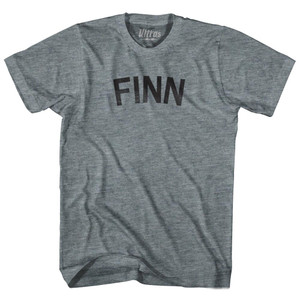 Finn Adult Tri-Blend T-shirt - Athletic Grey