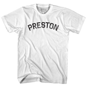 Preston Youth Cotton T-shirt-White Preston Youth Cotton T-shirt-White