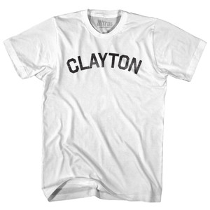 Clayton Youth Cotton T-shirt-White