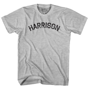 Harrison Youth Cotton T-shirt-Grey Heather