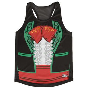 Amigo Black Tuxedo Running Tank Top Racerback Track and Cross Country Singlet Jersey Made In USA - Black Amigo Black Tuxedo Running Tank Top Racerback Track and Cross Country Singlet Jersey Made In USA - Black