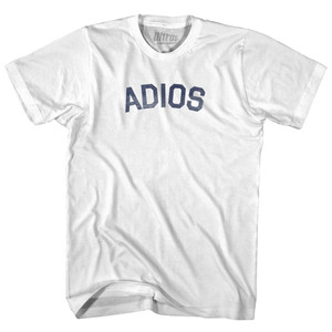 Adios Youth Cotton T-Shirt - White Adios Youth Cotton T-Shirt - White