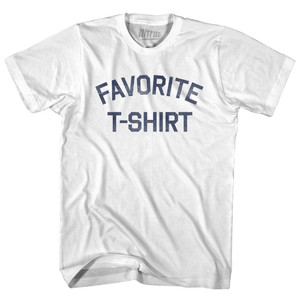 Favorite T-Shirt Adult Cotton T-Shirt-White