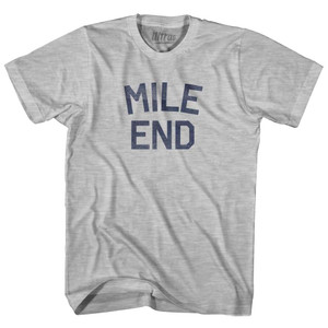 Mile End Youth Cotton T-Shirt - Grey Heather