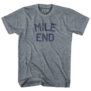 Mile End Youth Tri-Blend T-Shirt - Athletic Grey