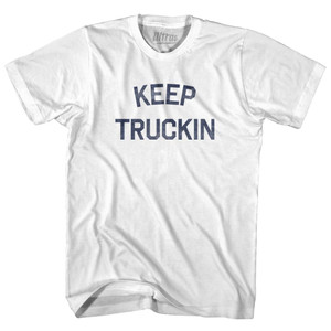 Keep Truckin Youth Cotton T-Shirt - White