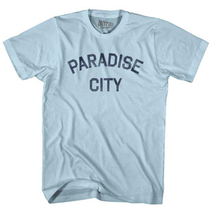 Paradise Adult Cotton T-Shirt - Light Blue