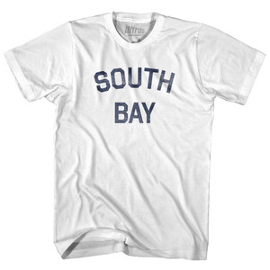 South Bay Womens Cotton Junior Cut T-Shirt - White