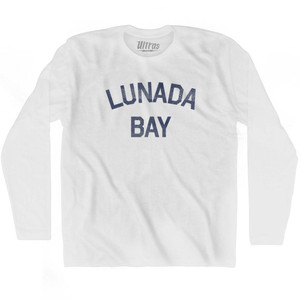 Lunada Bay Adult Cotton Long Sleeve T-Shirt - White
