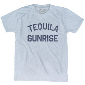 Tequila Sunrise Adult Tri-Blend T-Shirt - Athletic White Tequila Sunrise Adult Tri-Blend T-Shirt - Athletic White
