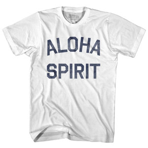 Aloha Spirit Womens Cotton Junior Cut T-shirt - White