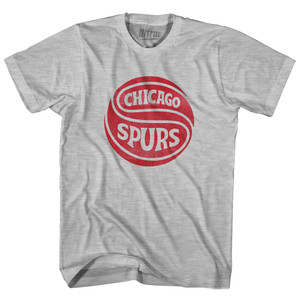 Chicago Spurs Adult Cotton City T-shirt - Grey Heather
