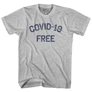 Covid-19 Free Youth Cotton T-shirt-Grey Heather Covid-19 Free Youth Cotton T-shirt-Grey Heather