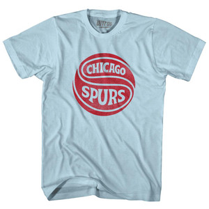 Chicago Spurs Adult Cotton City T-shirt - Light Blue