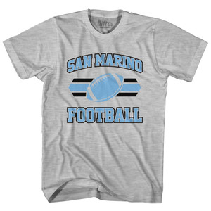 San Marino 90's Football Team Youth Cotton - Grey Heather San Marino 90's Football Team Youth Cotton - Grey Heather