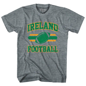 Ireland 90's Football Team Youth Tri-Blend-Athletic Grey