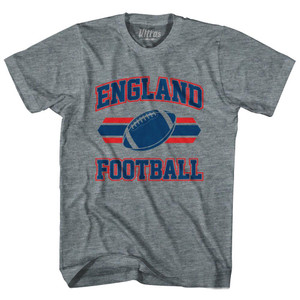 England 90's Football Team Youth Tri-Blend-Athletic Grey