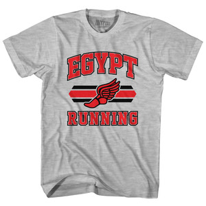 Egypt 90's Running Team Cotton Adult T-shirt - Grey Heather