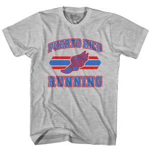 Puerto Rico 90's Running Team Cotton Youth T-shirt - Grey Heather Puerto Rico 90's Running Team Cotton Youth T-shirt - Grey Heather