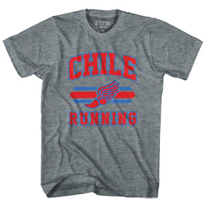 Chile 90's Running Team Cotton Youth T-shirt - Athletic Grey Chile 90's Running Team Cotton Youth T-shirt - Athletic Grey