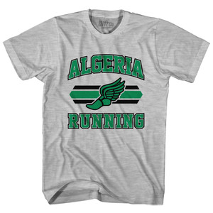 Algeria 90's Running Team Cotton Youth T-shirt - Grey Heather Algeria 90's Running Team Cotton Youth T-shirt - Grey Heather