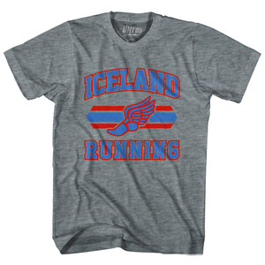 Iceland 90's Running Team Cotton Youth T-shirt - Athletic Grey Iceland 90's Running Team Cotton Youth T-shirt - Athletic Grey