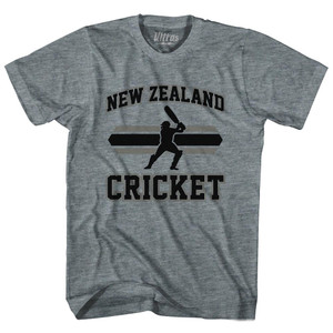 New Zealand 90's Cricket Team Tri-Blend Youth T-shirt - Athletic Grey New Zealand 90's Cricket Team Tri-Blend Youth T-shirt - Athletic Grey