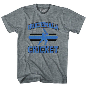 Guatemala 90's Cricket Team Tri-Blend Youth T-shirt - Athletic Grey Guatemala 90's Cricket Team Tri-Blend Youth T-shirt - Athletic Grey