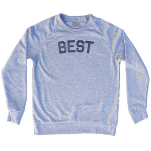 BEST Adult Tri-Blend Sweatshirt - Heather Grey