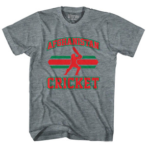 Afghanistan 90's Cricket Team Tri-Blend Youth T-shirt - Athletic Grey Afghanistan 90's Cricket Team Tri-Blend Youth T-shirt - Athletic Grey